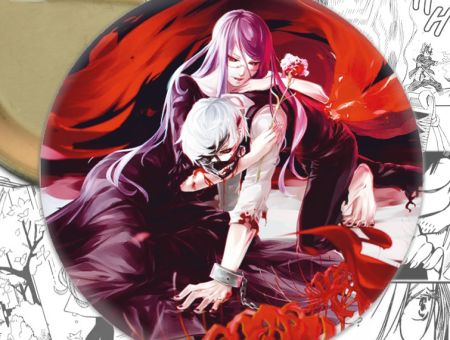 Значок аниме Tokyo Ghoul Токийский гуль 000735