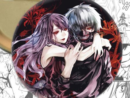 Значок аниме Tokyo Ghoul Токийский гуль 000736