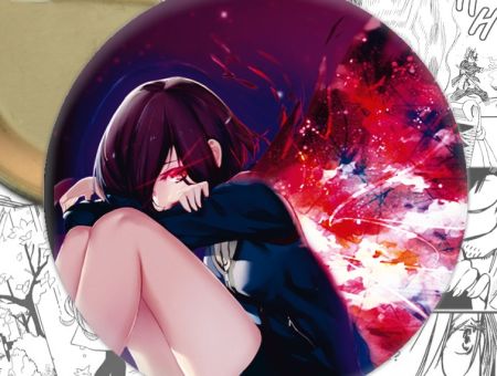 Значок аниме Tokyo Ghoul Токийский гуль 000737