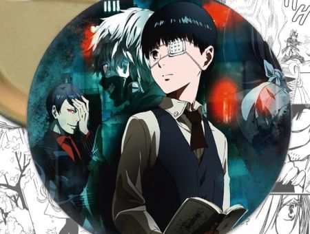 Значок аниме Tokyo Ghoul Токийский гуль 000739