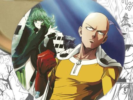 Значок One Punch-Man 000754