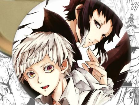 Значок Bungo Stray Dogs Акутагава та Ацуши 000817