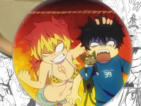 Значок Blue Exorcist 000831