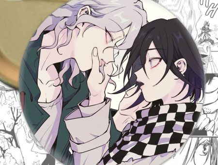 Значок Кокічі з Нагіто Danganronpa 000874