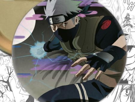 Значок Naruto Наруто Какаші 000960 