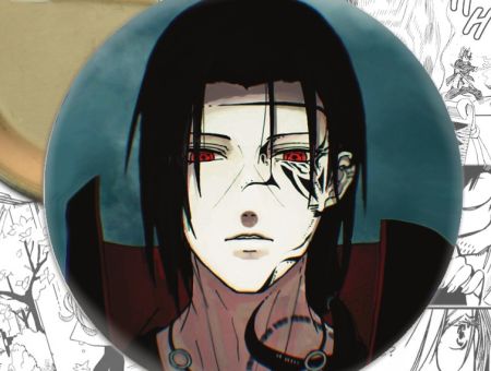 Значок Учіха Наруто Naruto 000961