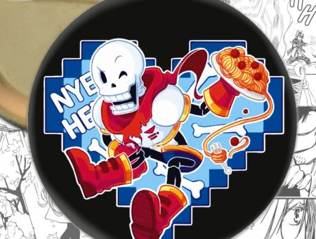 круглый значок Undertale Андертейл 001022 