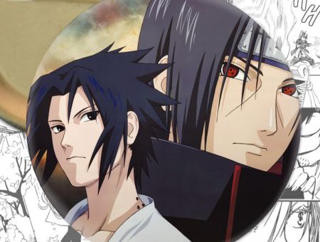 Значок Naruto Наруто Саске та Ітачи  001065