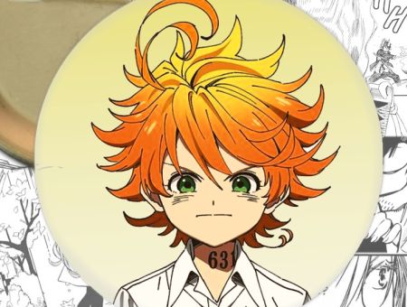Значок Єма аніме The Promised Neverland 001067