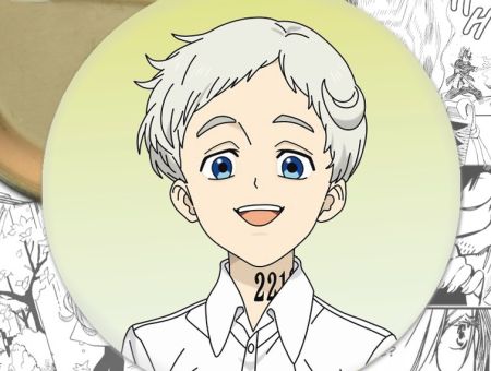 Значок Норман аніме The Promised Neverland 001069