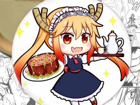 Значок Kobayashi-san Chi no Maid Dragon 001084