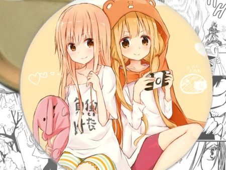 Значок аниме Himouto! Umaru-chan Двуличная сестрёнка Умару-чан! 001089