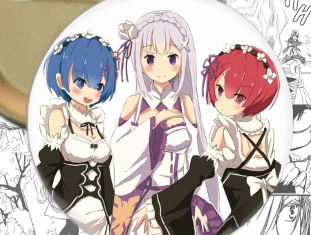 Значок аніме Re:Zero Життя з нуля в альтернативному світі 001105