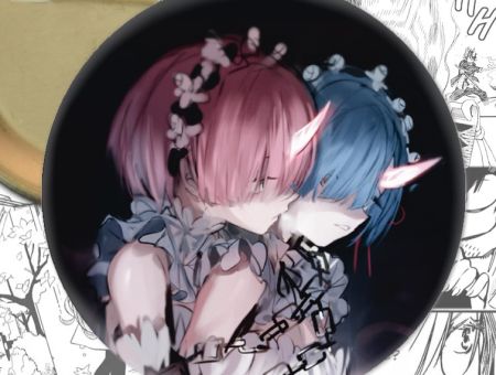 Значок аніме Re:Zero Життя з нуля в альтернативному світі 001111