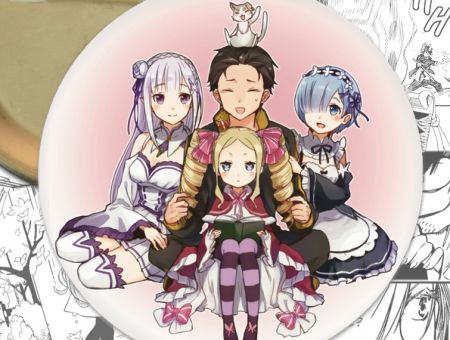 Значок аніме Re:Zero Життя з нуля в альтернативному світі 001119