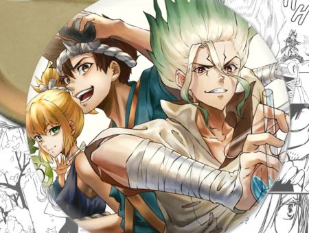 Значок аниме Dr Stone Доктор Стоун 001177