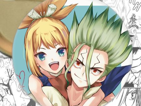 Значок Доктор Стоун аниме Dr Stone 001181