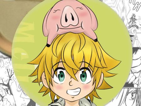 Значок аніме Сім смертних гріхів Seven Deadly Sins 001199