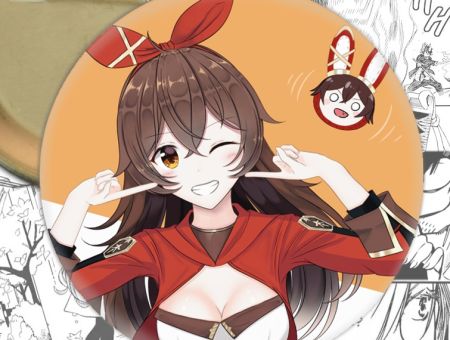 Значок Геншин Імпакт Ембер Genshin Impact 001200