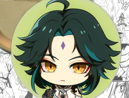 Значок Геншин Імпакт Сяо Genshin Impact 001203