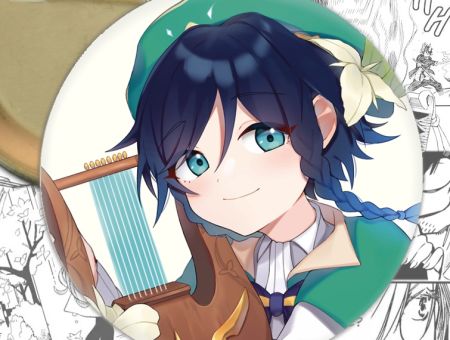 Значок Геншин Імпакт Вєнті Genshin Impact 001207