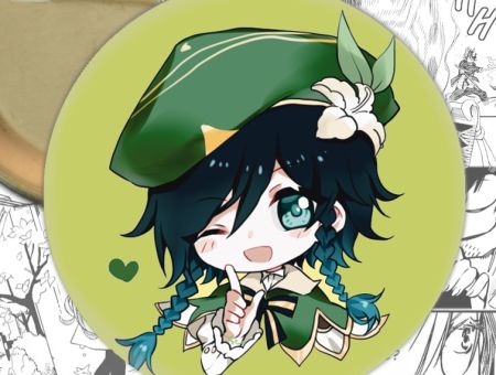 Значок Геншин Імпакт Вєнті Genshin Impact 001208