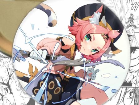 Значок Геншин Імпакт Діона Genshin Impact 001225