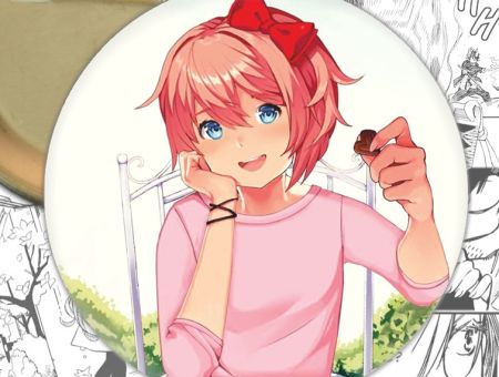 Значок Doki Doki Literature Club! 001302