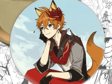 Значок Тарталья Геншин Імпакт Genshin Impact 001309