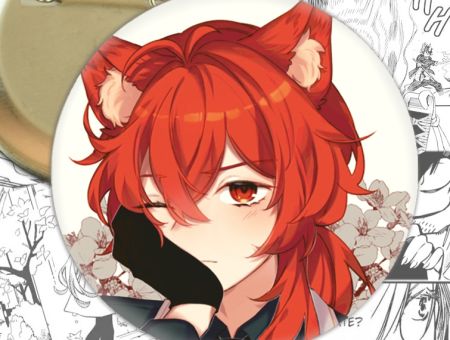 Значок Геншин Імпакт Ділюк Genshin Impact 001314