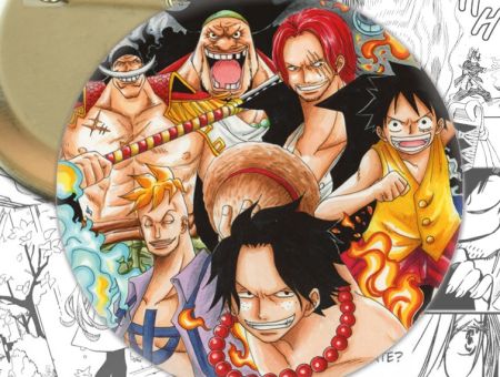 Значок One Piece Ван Піс 001320 круглий
