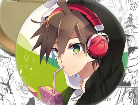 Значок Макото Наєгі Danganronpa 001353