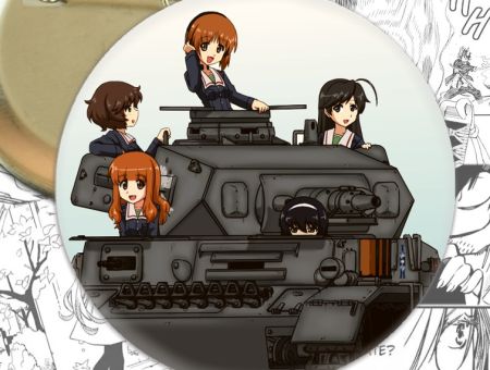 Значок Girls und Panzer 001364