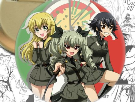 Значок Girls und Panzer 001366