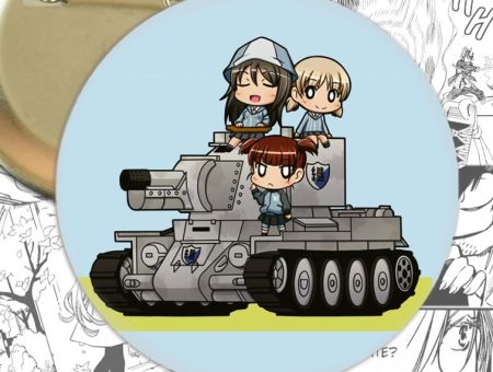Значок Girls und Panzer 001367