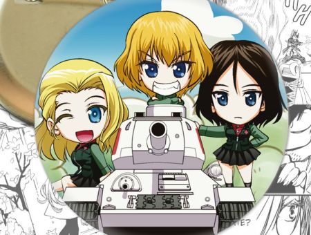 Значок Girls und Panzer 001369