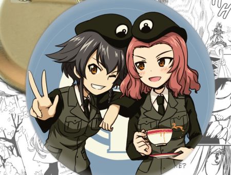 Значок Girls und Panzer 001370