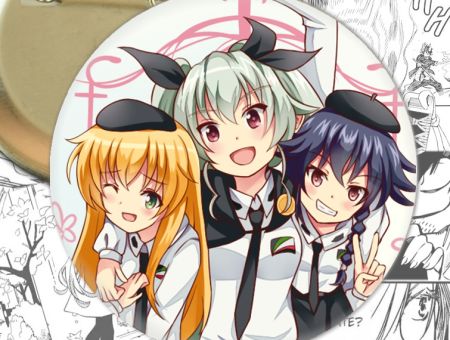 Значок Girls und Panzer 001371