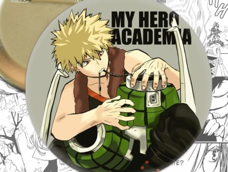 значок Моя геройська академія Кацукі Бакуго Boku no Hero Academia 001496