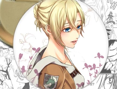 Значок Атака Енні Леонхарт Титанів Attack on Titan 001524