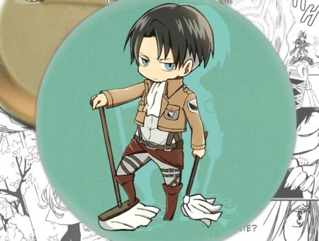 Значок Атака Титанів Леві Attack on Titan 001538