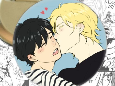 Значок Banana Fish Бананова риба 001588