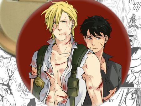 Значок Banana Fish Бананова риба 001589