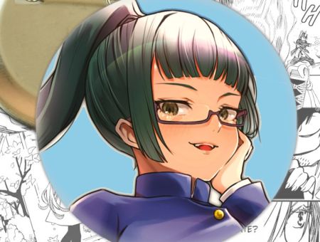 Значок аніме Магічна Битва Jujutsu Kaisen 001693 Круглий