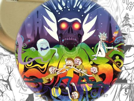 Значок Rick and Morty Рік та Морті 001758
