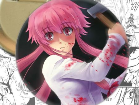 значок Future Diary Щоденник майбутнього 001768 