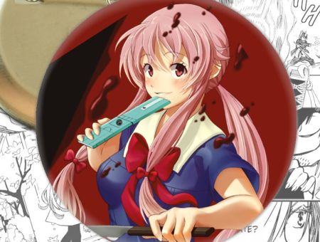 значок Future Diary Щоденник майбутнього 001798 