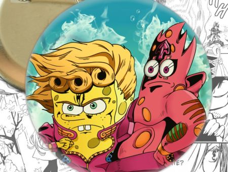 Значок Невероятные приключения ДжоДжо Jojo's Bizarre Adventure 001892