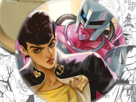 Значок Невероятные приключения ДжоДжо Jojo's Bizarre Adventure 001895