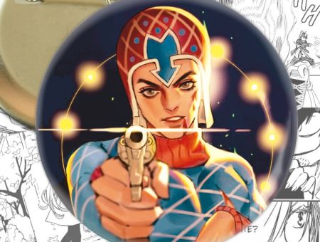 Значок Невероятные приключения ДжоДжо Jojo's Bizarre Adventure 001896